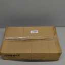 LEPOWER Wood Tripod Floor Lamp, Mid Century Standing Lamp, Modern Design Studying Light for Living Room, Bedroom, Study Room and Office, Flaxen Linen Shade with E26 Base Brown