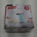 DASH Hot Air Popcorn Popper Maker with Measuring Cup to Portion Popping Corn Kernels + Melt Butter, 16 Cups - Aqua
