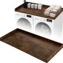 Ewenono Washer Dryer Countertop, 54" ×27.5” Washer and Dryer Topper for Laundry Room Organization(Vintage Brown)