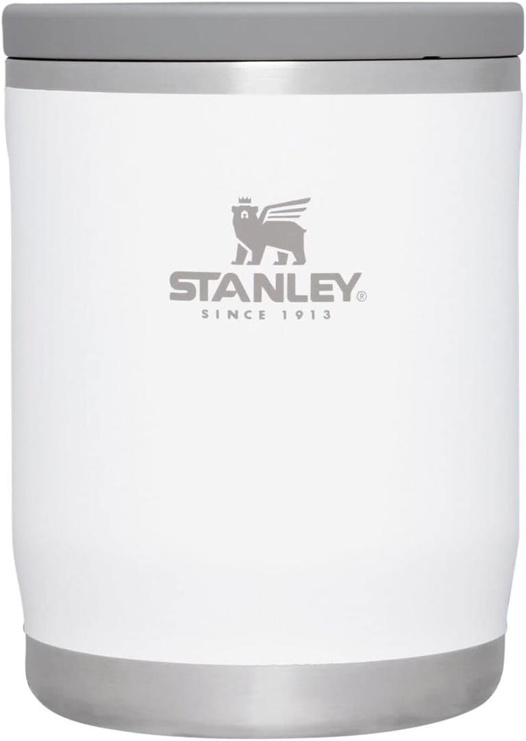 Adventure To-Go Food Jar | Vacuum Insulated Thermos Food Container | Wide Mouth Screw On Lid | Packable for Travel | Stainless Steel with Leakproof Lid | BPA-Free (18 Ounces, Polar)
