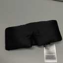 DROWSY Silk Sleep Mask - Face-Hugging, Padded Cocoon for Luxury Sleep in Total Darkness - 100% Pure Mulberry Silk (Black Jade)