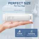 Travel Portable Bidet Sprayer 140mL Nozzle 180 Adjustment IPX6 Handheld Bidet for Personal Hygiene Cleaning, Baby Wash, Postnatal Care, Perineal & Hemorrhoid Treatment(AM-US-NHJ002E)