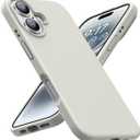 OuXul Designed for iPhone 16 Case,Shockproof Liquid Silicone Protective Phone Case with Soft Anti-Scratch Microfiber Lining Ultra Slim Drop Protection Phone Cover 6.1 inc (Stone)