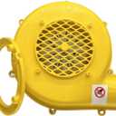 Low Noise Blower Fan, Commercial-grade Portable Blower Fan for Inflatables with Waterproof Switch