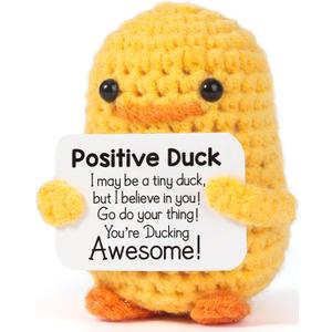 MBL Birthday Gifts for Her Women  Handmade Emotional Cheer Support Positive Inspirational Small Funny Cute Duck Pickle Potato Nuggets Present for Him Men Friend Coworker Birthdays Graduation