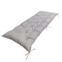 Waterproof Outdoor Bench Cushion, 60"x20", Swing Cushion Patio Furniture Cushions 3 Seater, for Garden Patio Furniture Lounger Bench (Light Grey, 60x20 in) Pack Of 2