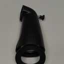 Mixet Slip on Diverter Tub Spout Fit 5/8 OD Pipe (1/2" Nominal), 5-1/2" Long (1-1/2" Minimum to 2-1/2" Maximum), Easy to Install, Matte Black