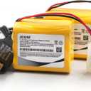 (2-Pack) 7.2V 1000mAh AA NI-CD Battery Pack with Tamiya Plug and Charge Cable for RC Truck, RC Boat, RC Tank, RC Car