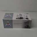 MR.SIGA Toilet Plunger and Bowl Brush Combo for Bathroom Cleaning, Black, 2 Sets