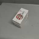 8 x IMSOHOT Press on Nails Medium Almond Fake Nails Red Orange Flower False Nails with Design Glossy Gradient Artificial Acrylic Full Cover Stick on Nails for Women Manicure