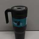 REDUCE Chiller Vacuum Insulated 40 oz Tumbler with Spill-Proof Silicone Straw - Sustainable Tritan Lid with Water Intake Markers - Soft Sit Base Travel Mug - Dishwasher Safe - Phantom