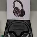 Active Noise Cancelling Headphones,120H Playtime Bluetooth 6.0 Wireless Headphones with Power Display & 6Mic ENC Calls, 360° Spatial Audio Over Ear Headphones Foldable Headset for Travel Office Game