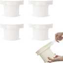 4 Sheet Lock for Fitted Sheets, Easy Installation, for Fixing Sheets and Mattresses, with Fixing Strips (White)