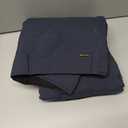 FREE SOLDIER Men's Waterproof Snow Insulated Pants Winter Skiing Snowboarding Pants with Zipper Pockets (Small(30-32)/32L, Navy Blue)