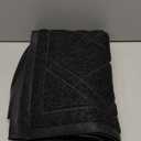 SlipToGrip Durable Door Mat - Black Plaid Design Entryway Rug - 35x23 inches, No-Slip and Washable - Indoor and Outdoor Use, Weatherproof - Ideal for Garage, Patio, and Front Entryway