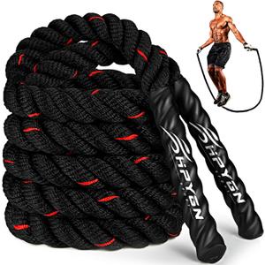 HPYGN Jump Rope, Weighted Jump Rope for Men women, 2.8lb 3.8lb 5lb Heavy Skipping Rope for Exercise, Adult Jumpropes for Home Workout, Improve Strength and Building Muscle,Total Body Workout Equipment HPYGN Jump Rope, Weighted Jump Rope for Men women, 2.8lb 3.8lb 5lb Heavy Skipping Rope for Exercise, Adult Jumpropes for Home Workout, Improve Strength and Building Muscle,Total Body Workout Equipment