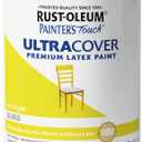 Rust-Oleum 1945502 Painter's Touch Brush On Paint, 1 Quarts (Pack of 1), Gloss Sun Yellow, 32 Fl Oz