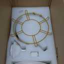 Zhehao 20 Pcs Porcelain Tea Set with Metal Holder and Spoon Adult Ceramic Tea Set European Flower Painting Teapot Cup Saucer Spoon for Women, Large Version(Modern Style)