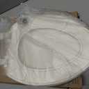 Bemis 7300SLEC Slow Close Toilet Seat, Easy Clean Hinges and Durable Plastic Seat, Made in USA, Elongated, Biscuit