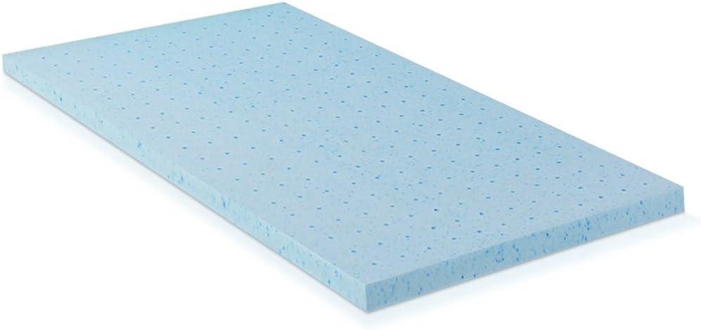 Furinno Angeland 2-Inch Gel Infused Memory Foam Mattress Topper, Twin