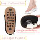 Cute Animal House Slippers, Warm Fuzzy Slipper Socks with Grippers Non Slip, Cozy Funny Gifts (S)