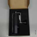 TIMEMORE Chestnut C3S Pro Manual Coffee Grinder, Stainless Steel S2C Conical Burr Coffee Grinder, Hand Coffee Grinder with Foldable Handle, Adjustable Grind Setting for Travel/Camping/Home, Black