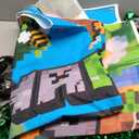 Pixel Birthday Party Decorations Pixel Video Game Banner for Miner Birthday Party Backdrop Photo Background Wall Decor Mining Party Supplies