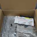 2 Pack Sloping Narrow Shoe Rack 5 Tiers - Free Standing Vertical Shoes Racks for Small Spaces and Corner, Shoe Storage Organizer for Entryway, Tall Slim Shoe Shelf Cabinet for Shoes and Boots (Clear)