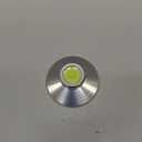 Preffair 3.8OZ Record Weight Stabilizer Bubble Level Aluminum Turntable Weight Vibration Reducer with Protective Soft Base Pad for LP Record Player Vinyl Disc Accessories(Silver)