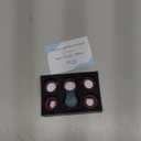 Yogi Fidget Toy for Adults & Kids  Sensory Stress Relief Spinner with 5 Silicone Finger Rings  Quiet Desk Fidget for Focus at Work, School & Travel (Aurora) (Turquoise-purple)