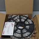 JMEXSUSS 168FT 600 LED Christmas Lights Outdoor Waterproof Clear Wire Indoor String Lights for Outside Warm White Christmas Tree Lights Plug in for Bedroom Wedding Party Valentines Decor