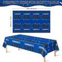 2 x OHOME Graduation Decorations 2026 - Class of 2026 - Plastic Blue Tablecloth for Graduation Party Decorations - Class of 2026 Decorations Party Favors Supplies Banner,2 Pack