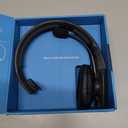 BlueParrott B450-XT Mono Bluetooth Wireless Headphones 96% Noise Canceling Over Head Trucker Headset with Mic, All Day Comfort Padded Headband, 300 ft. Wireless Range, 24 hrs. Talk Time, Black