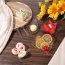 200 Pcs Mini Appetizer Plates with Spoons Forks, Clear Plastic Dessert Plates Small Disposable Appetizer Plate for Dessert Sauce Snacks, for Party Birthday Wedding