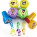 TINYMILLS 50 Pcs Bible Characters Religious Assorted Stampers for Kids