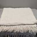 Uphome Boho Runners for Hallways 2' x 8', Washable Farmhouse Entryway Runner Rug, Cotton Tufted Bedroom Runner Rugs, Bohemian Tribal Throw Aesthetic Rug for Kitchen Doorway Bathroom Living Room, Beige