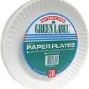 Nature's Own Green Label Paper Plates 100/Packs. 12 Packs