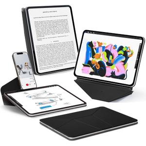 MOFT Dynamic Folio Case for iPad Air 13-inch (M4 2026 / M3 2025 / M2 2024),Slim Magnetic Stand Case with 20+ Viewing Angles, Auto Wake/Sleep,Ultra Thin, Jet Black