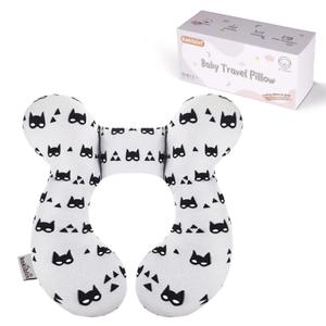 KAKIBLIN Baby Travel Pillow for Head and Neck, Upgraded Baby Support Pillow, Baby Neck Pillows for Car Seat,Pushchair,Travel, Grey