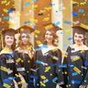 3 x Sumind 3000 Pieces 2026 Graduation Confetti Class of 2026 Graduation Party Decorations Diploma Confetti Decorations for Grad Anniversary Party(gold, Silver, Black, Blue, 2026 Style), one size