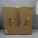 22" Black Boho Rattan Chandelier Light Fixture Hand Woven Farmhouse Pendant Lighting Rustic Boho Chandeliers for Dining Room Living Room Hallway Foyer 5-Lights