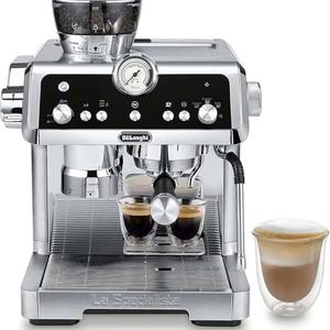 De'Longhi EC9355M La Specialista Prestigio Espresso Machine , 1.3L, Stainless Steel,Silver
