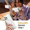 Red2Fire Magnetic for iPhone 15 Pro Max Case, [Compatible with MagSafe][Military Grade Drop Protection][Heavy Duty Shockproof] Non-Slip Translucent Matte Bumper Phone Case for iPhone 15 Pro Max 6.7" (Antique White)