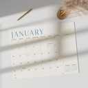 Jotsome Large Desk Calendar 2026-2027, Desktop Calendar, 21" x 16.5"