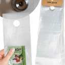 TidyFriend Plastic Door Hanger Bags 6 x 19 (300 Pack), Clear Door Hanger Bags Protect Flyers, Brochures and Printed Materials, Waterproof and Secure for Outdoor Use