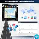 9.7 Inch Car Stereo Radio for Cadillac Escalade SLS 2007 2008 2009 2010 2011 2012,Touch Screen with with Carplay Android Auto WiFi Bluetooth FM RDS GPS DSP SWC+AHD Backup Camera
