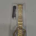 MioHHR Solid Stainless Steel Band Compatible with Apple Watch 38mm(Series 3/2/1) 40mm(Series SE/6/5/4) 41mm(Series 9/8/7) Metal Strap with Soft TPU Case for iWatch Bands for Women and Men, Gold