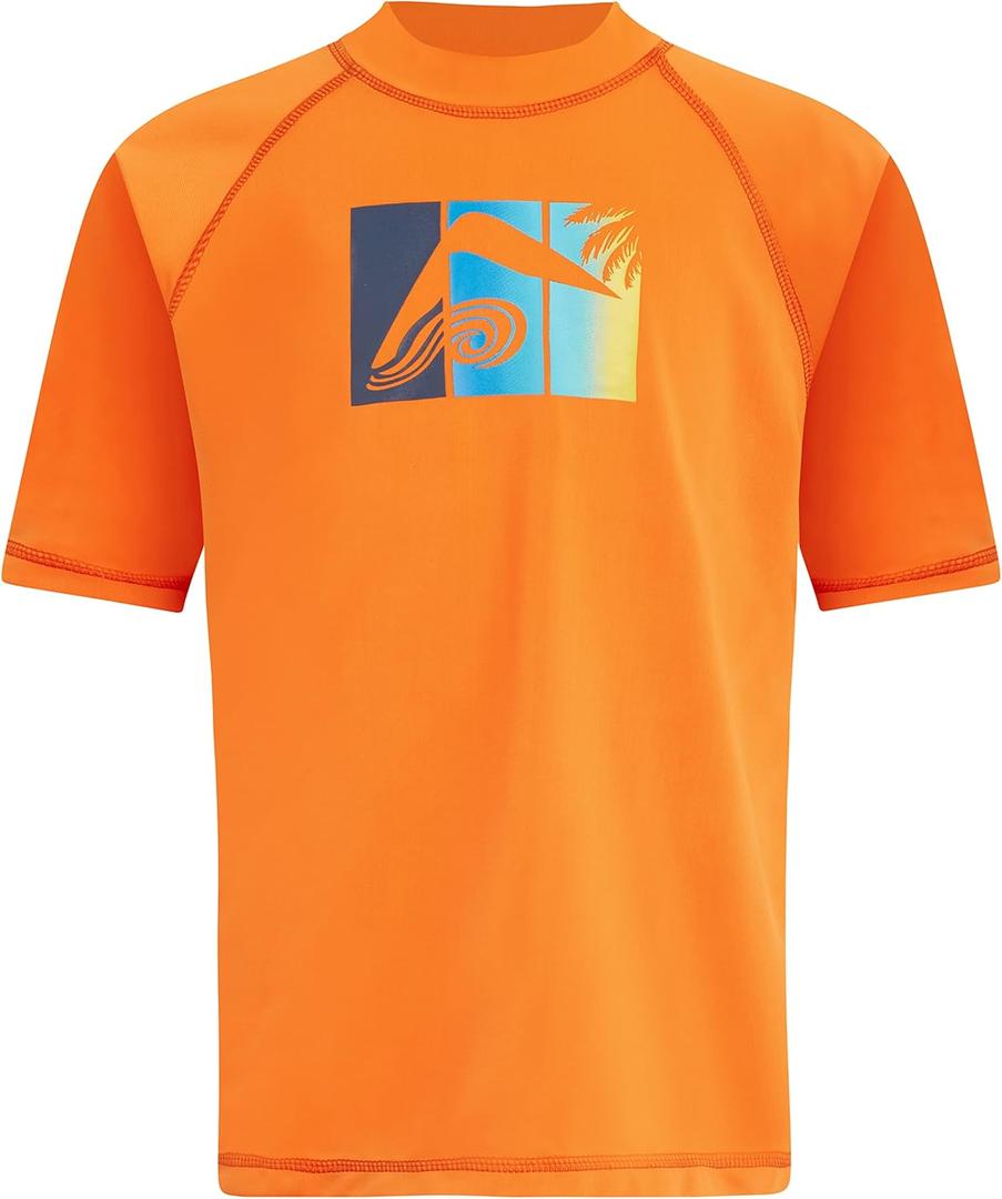 Kanu Surf Boys Haywire UPF 50+ Sun Protective Rashguard Swim Shirt (2T)