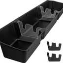 AUXKO Underseat Storage Box for 2015-2024 Ford F-150 SuperCrew/Crew Cab & 2017-2024 F-250 F-350 F-450 F-550 Super Duty | No-Drill Installation, Upgraded Detachable Design, Maximize Truck Storage Space
