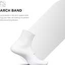 Feetures High Performance Max Cushion Quarter Tall Sock for Women & Men - Moisture-Wicking Athletic Socks (White)